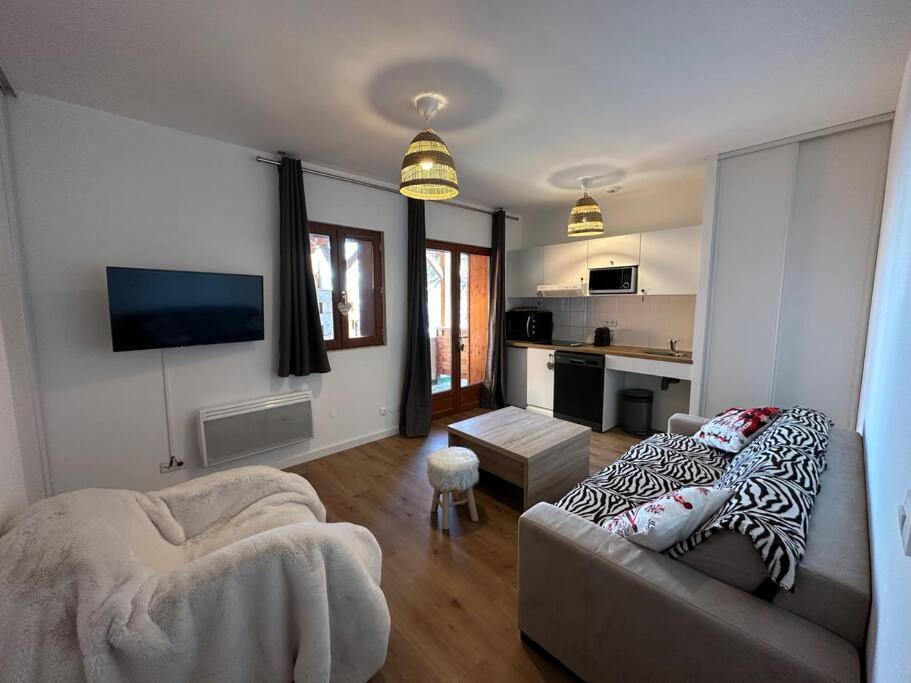 Appartement Superbe T2 Au Pied Des Pistes à Guillaumes Extérieur photo